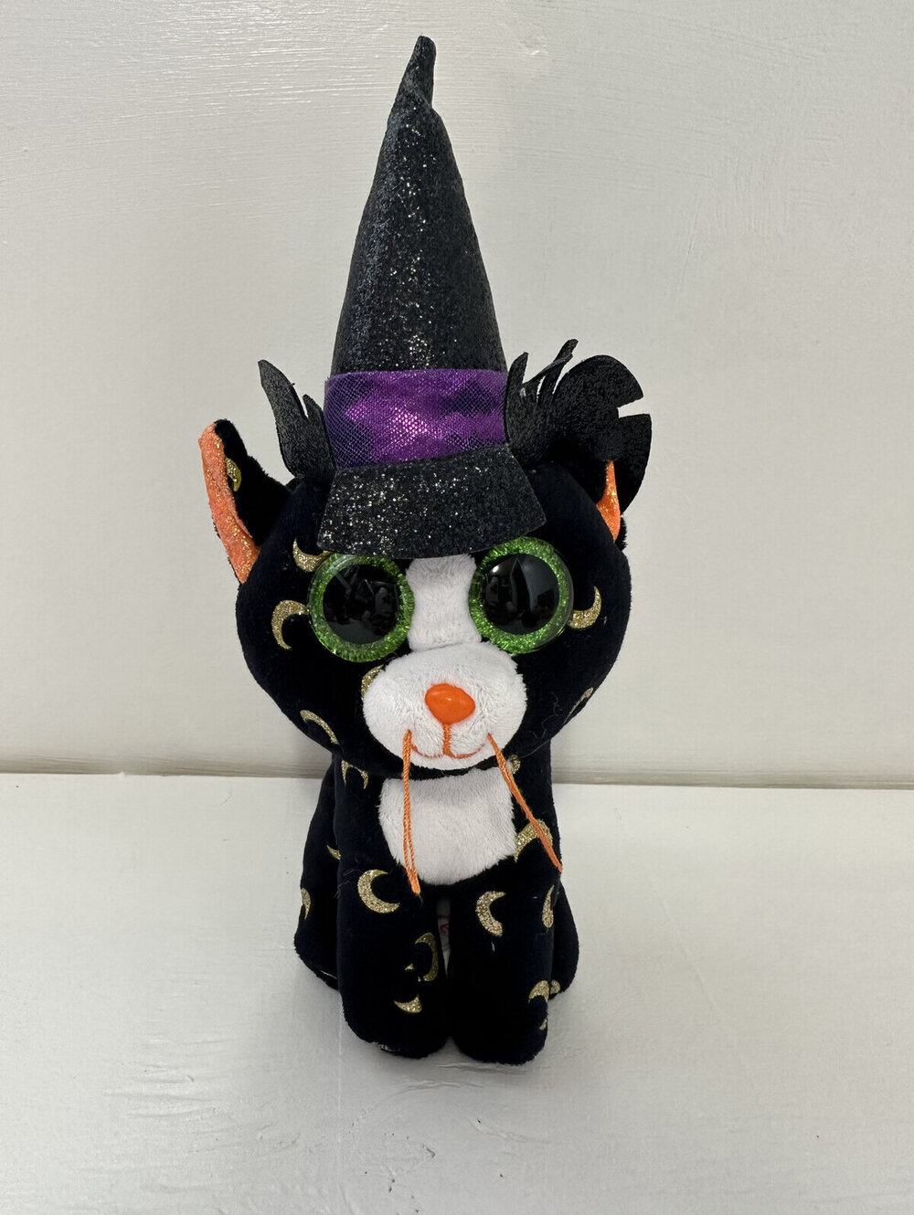 TY Beanie Boo “Pandora” the Witch Cat - No Hang Tag (6 inch)